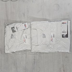 32 Degrees NWT LOT of 2. White high neck ribbed tank sz Large. Womens